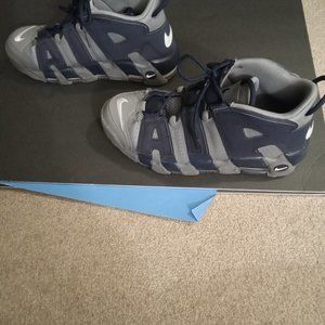 Nike Air more uptempo Georgetown colorway sneakers